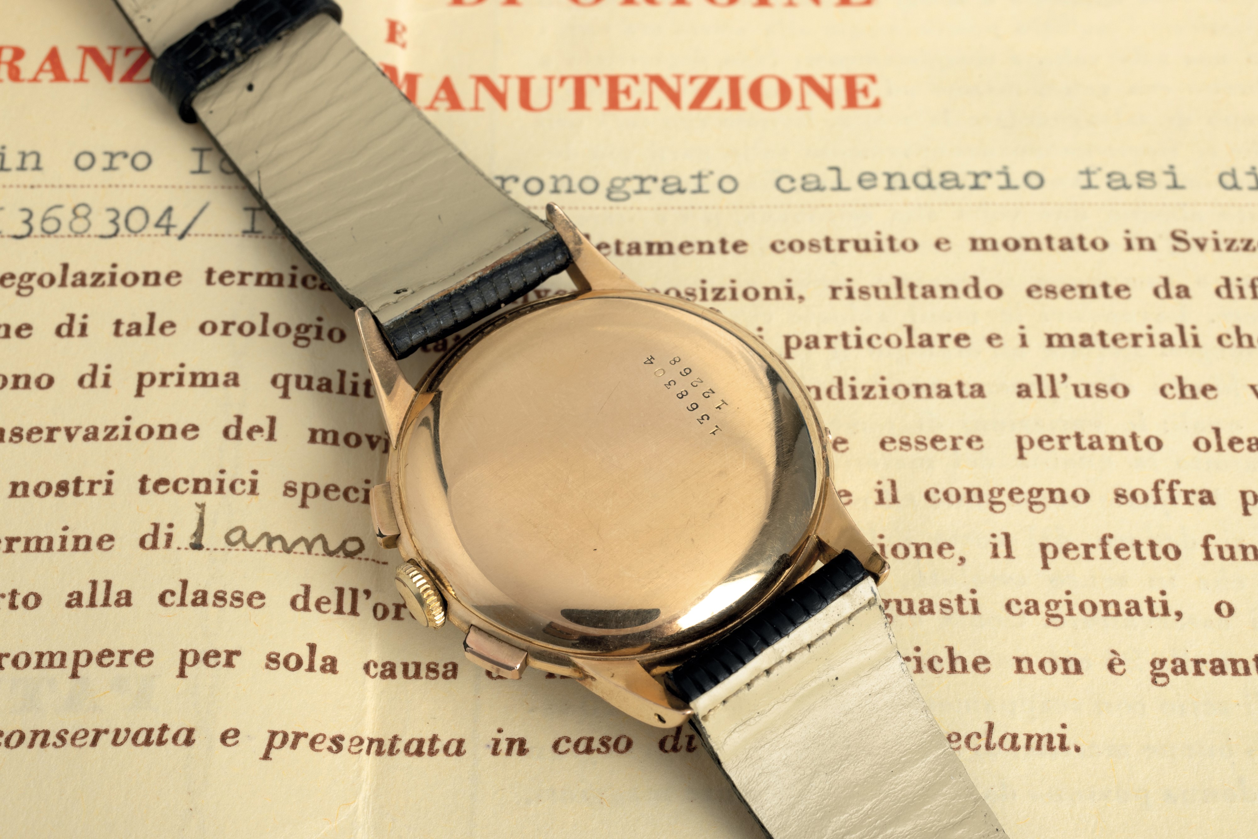 Universal Genève - Tricompax Ref 12268 in Oro Giallo 18k Retailer "gobbi Milano" Cronografo e Cal...
