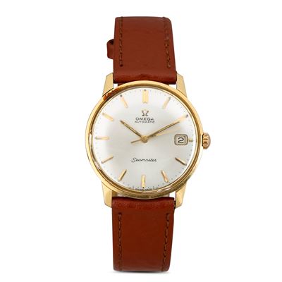 Seamaster Automatic in Oro Giallo 18k Cassa con Fondo a Vite, Quadrante Argentè Indici Applicati ...