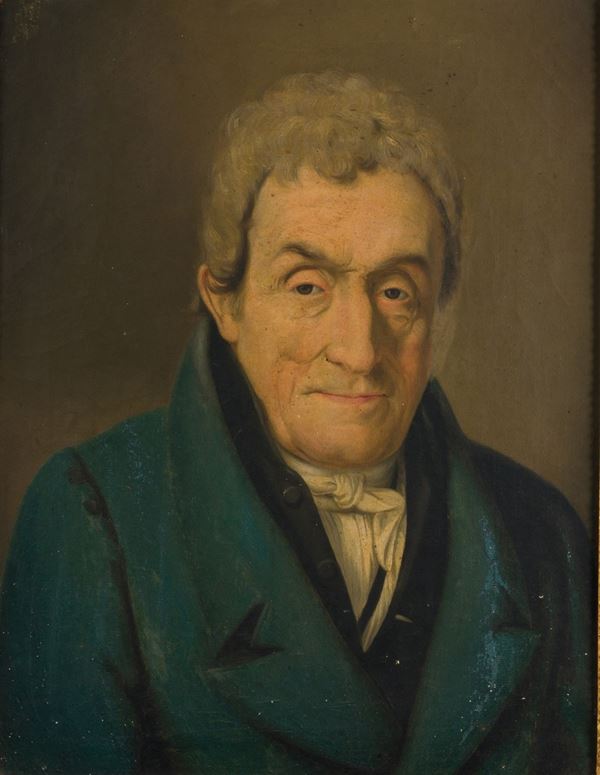 Scuola lombarda del XIX secolo Ritratto di gentiluomo