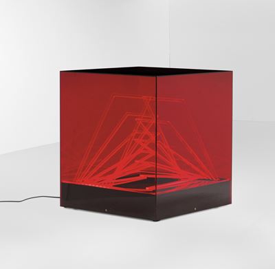 Lampada da Tavolo Mod. Cubo di Teo
