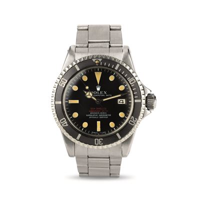 Raro e Sportivo Sea-dweller Ref 1665 'doppia Scritta Rossa' Quadrante Mark II Leggermente Virato,...