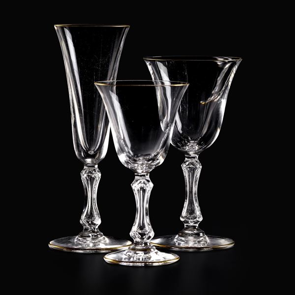 Saint Louis “Lozere Gold” Francia, Manifattura Saint Louis, seconda metà del XX secolo 