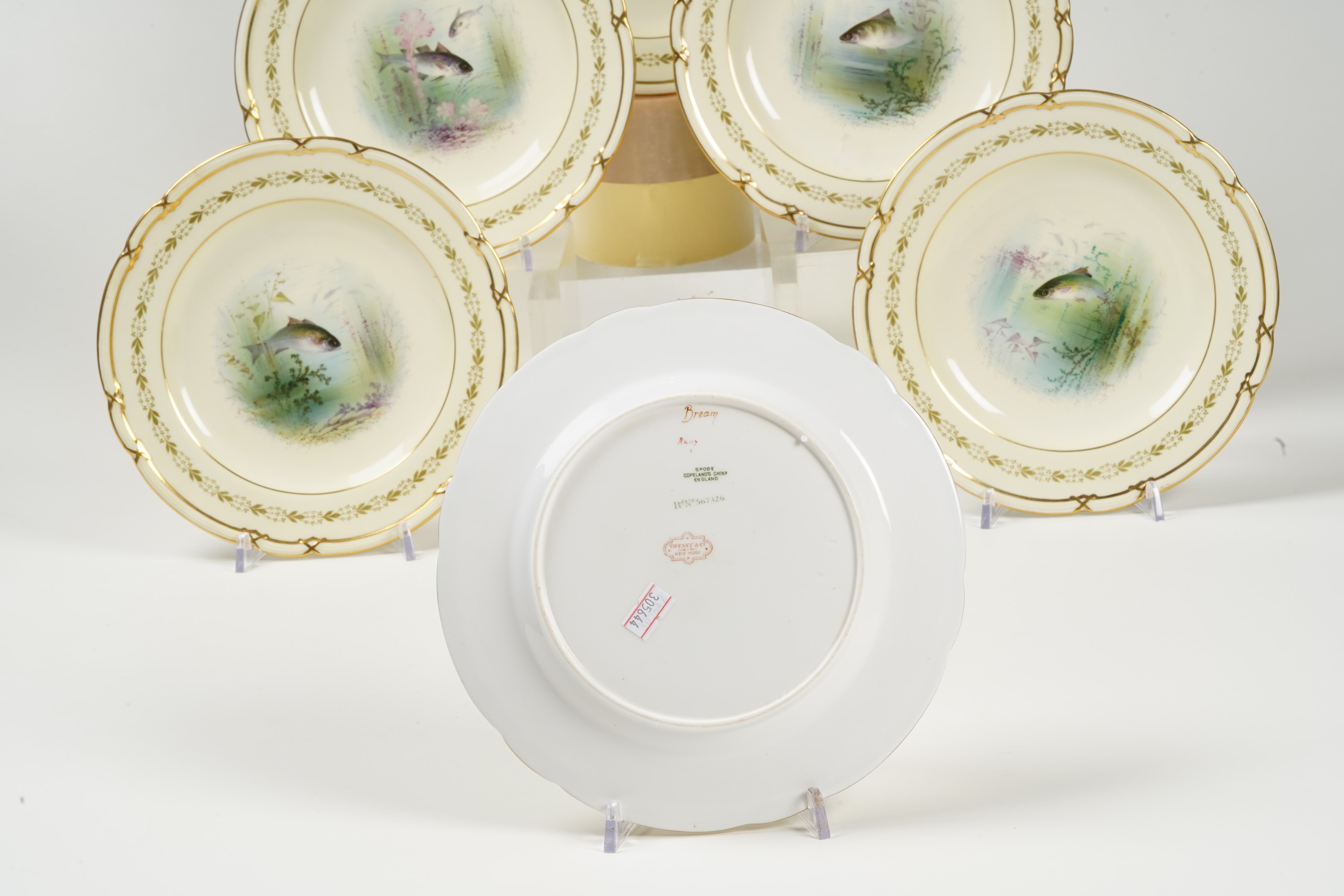 Dodici Piatti per Tiffany, New Yorkinghilterra, Manifattura Spode Copeland, Fine del XIX - Inizio...