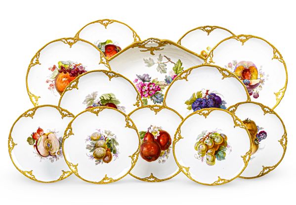 Servizio da frutta Berlino, Manifattura Reale, 1914-1918 