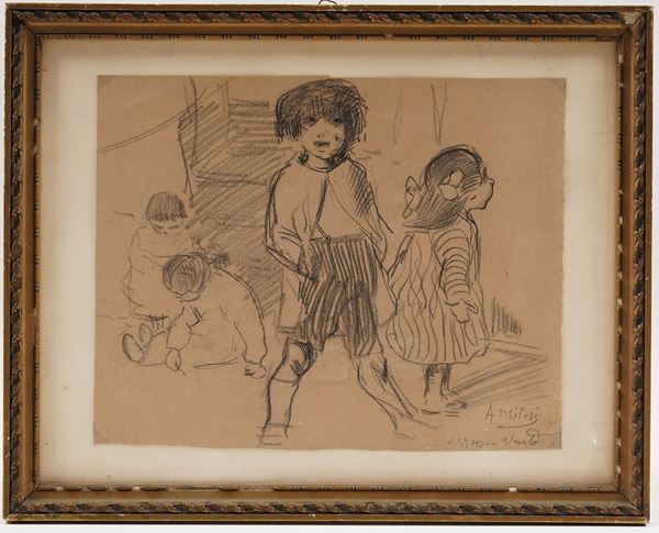 Gruppo di bambini a Vittorio Veneto