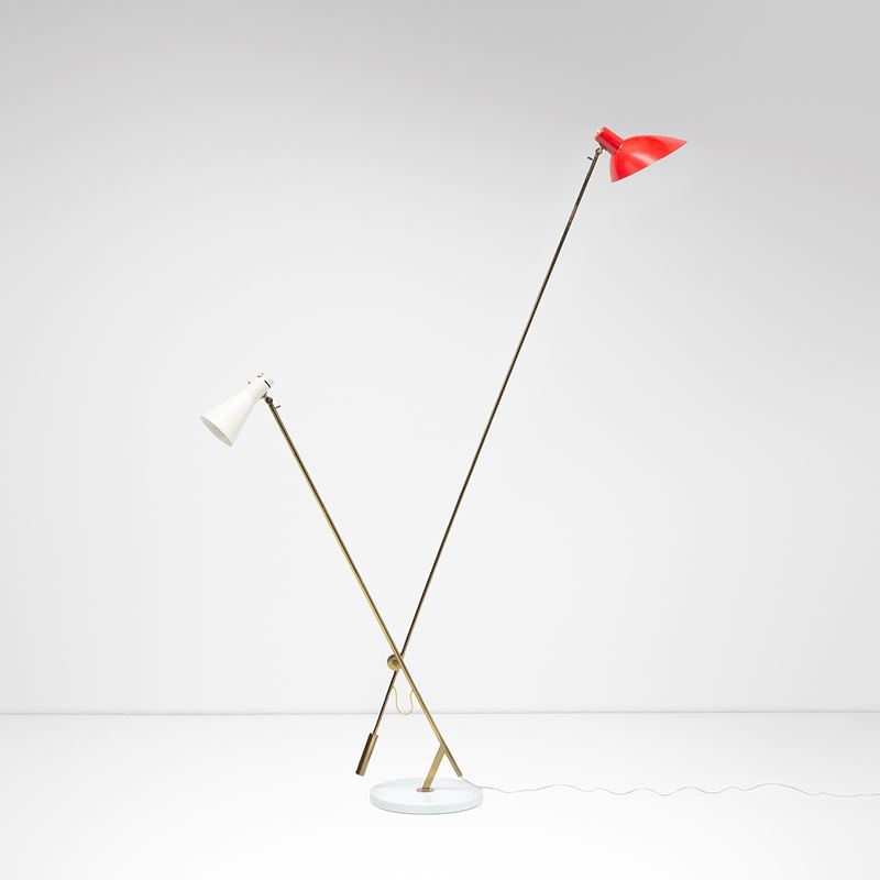 Vittoriano Vigan&#242; : Lampada da terra orientabile mod. 1049.  - Auction Fine Design - Cambi Casa d'Aste