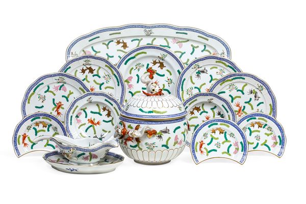 Servizio da tavola “Poisson - Fishes” Ungheria, Manifattura Herend, seconda metà XX secolo 