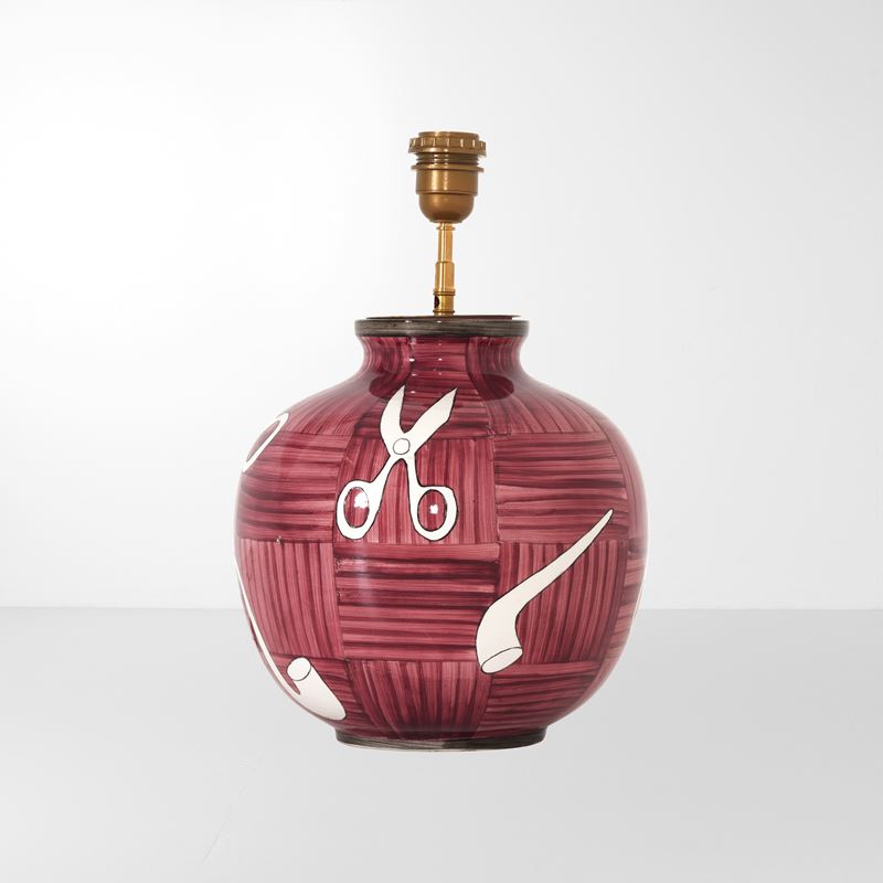 Gio Ponti : Lampada da tavolo.  - Auction Design LAB - Cambi Casa d'Aste