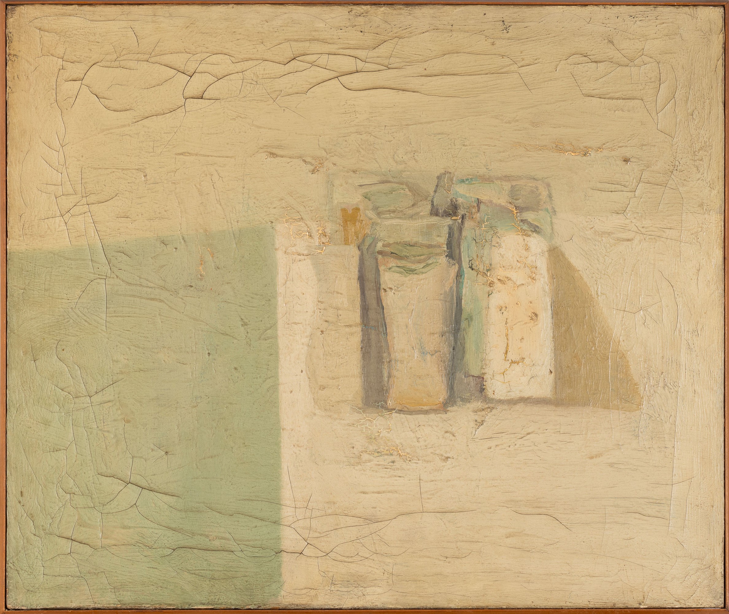 Piero Sadun - Senza titolo (olio su tela, 1957)