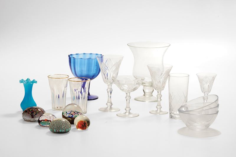 Lotto di oggetti in vetro  - Auction Antique - Cambi Casa d'Aste