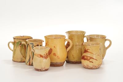 Lotto Brocche in Terracotta Smaltata. XX Secolo