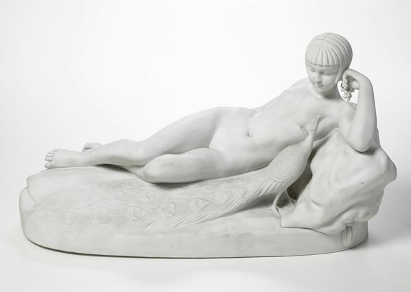 Scultura di Giunone. Probabilmente Turingia, (Manifattura di Volkstedt), 1930 circa.