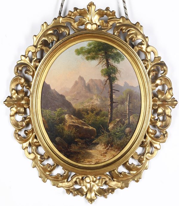 Scuola del XIX secolo Paesaggi