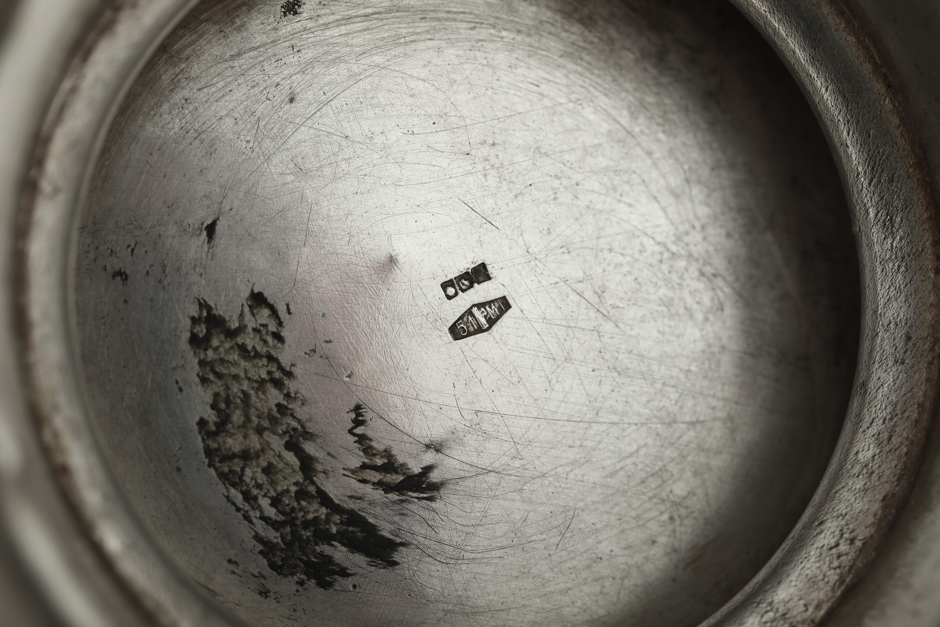 Vaso. Argenteria Milanese del XX Secolo, Bollo con Fascio Littorio in Uso dal 1925 al 1945, Argen...