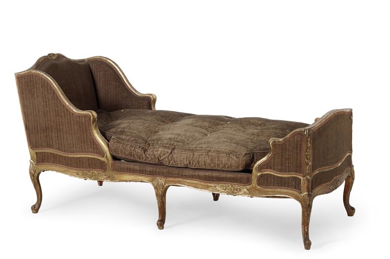 Letto da giorno in stile Luigi XV. XX secolo  - Auction Antique - Cambi Casa d'Aste