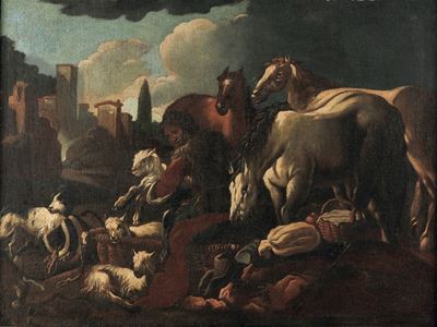 Paesaggio con Pastori e Armenti