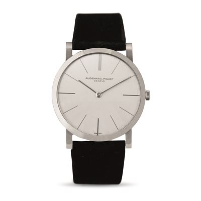 Extraplat in Oro Bianco 18k, Quadrante Argentè Carica Manuale