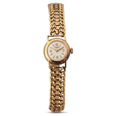 Lady in Oro Giallo 18k Carica Manuale, Bracciale di Produzione Nazionale 18 MM