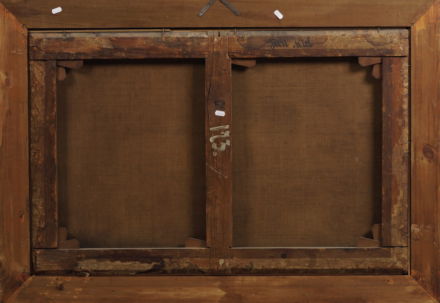 Pieter Van Bloemen Detto lo Stendardo - Veduta Invernale di Città con Popolani