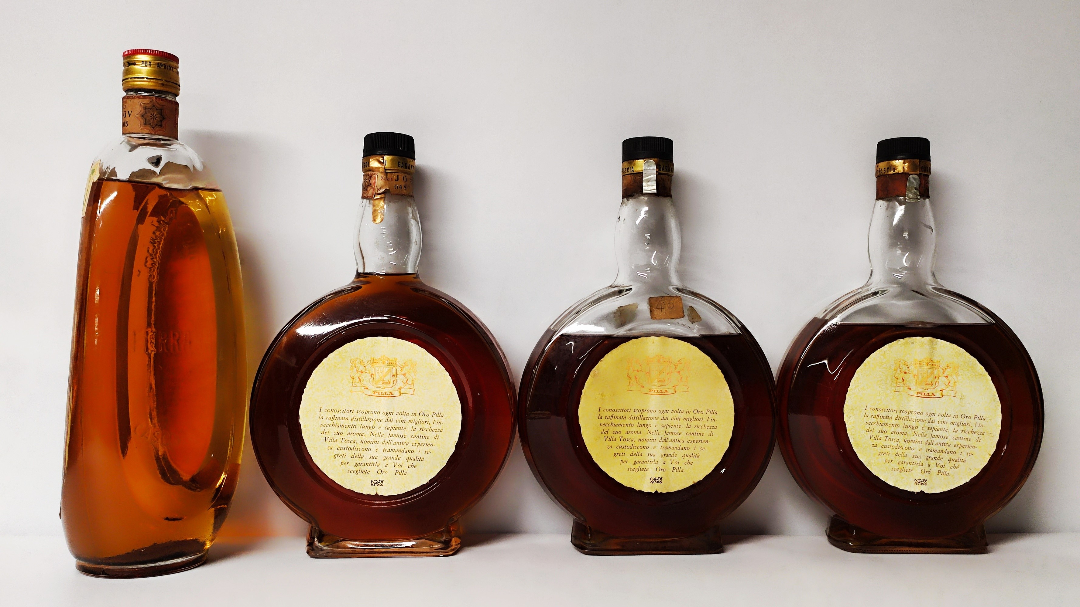 Vecchio Bacco, Oro Pilla, Brandy