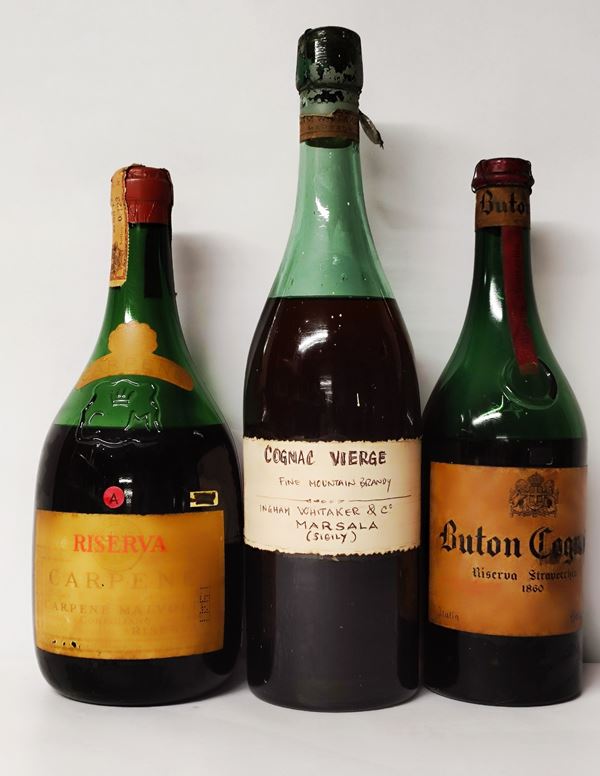 Carpenè, Vierge, Buton, Cognac