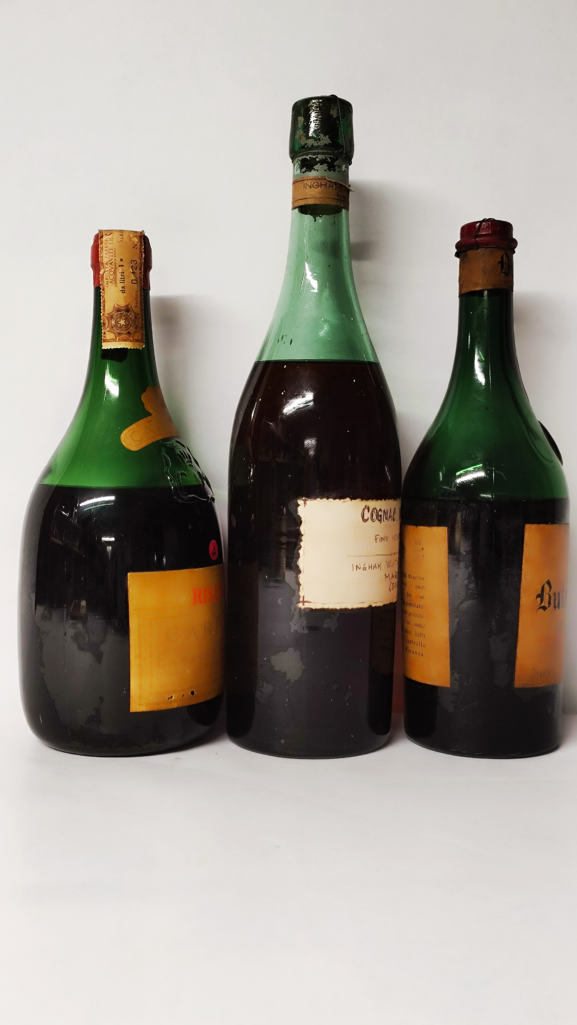 Carpenè, Vierge, Buton, Cognac