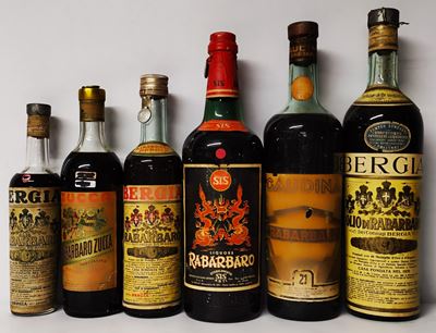 Bergia, Zucca, Gaudina, Liquore Rabarbaro