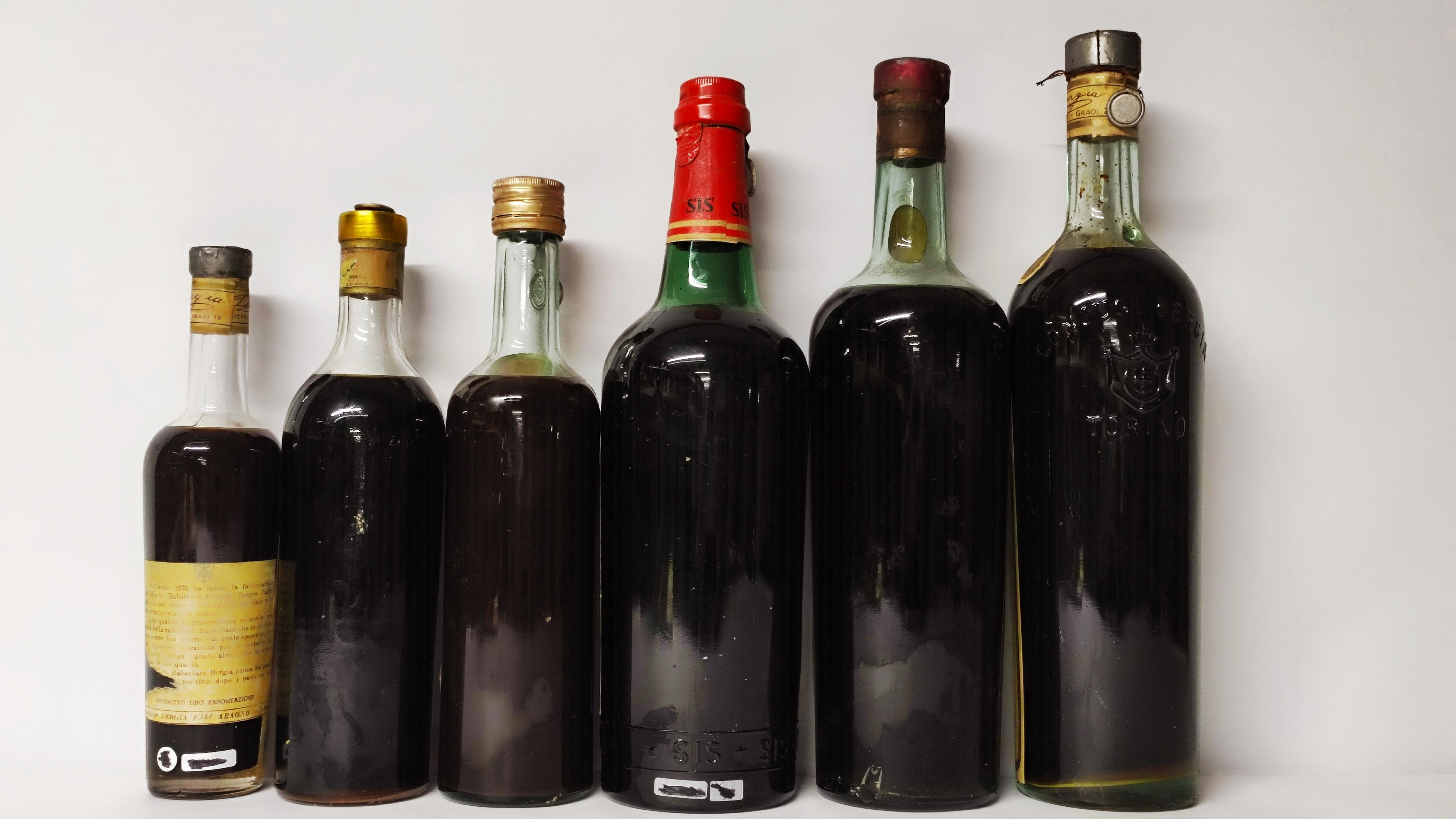 Bergia, Zucca, Gaudina, Liquore Rabarbaro