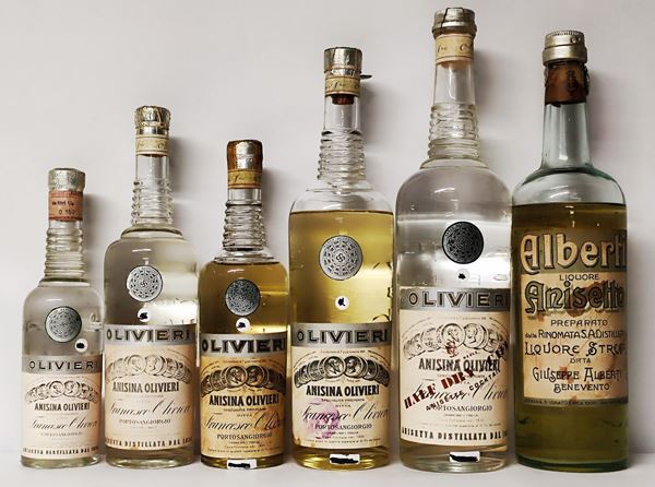 Alberti,Olivieri, Liquore Anisetta