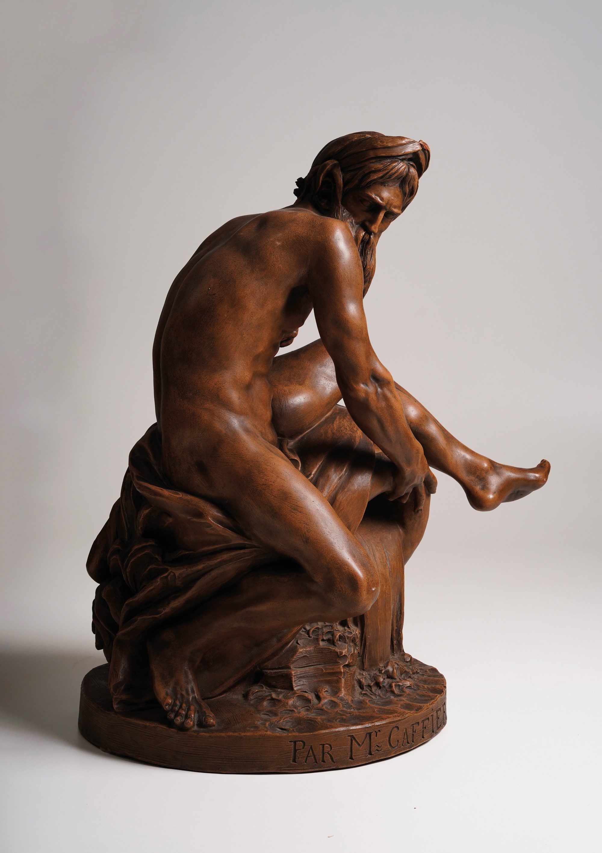 Plasticatore del XIX-XX secolo, Il Fiume (da un modello di Jean-Jacques Caffieri)