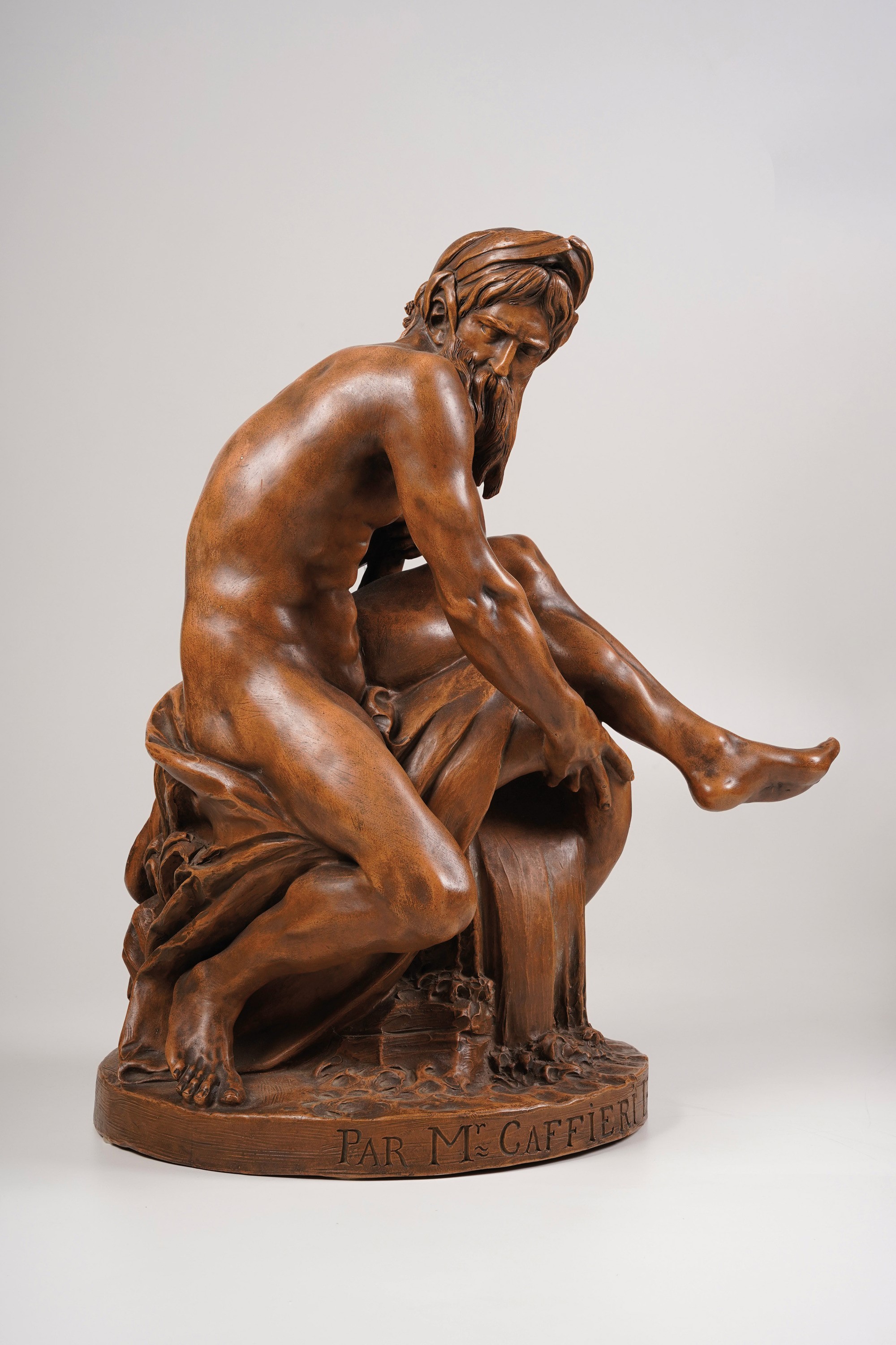 Plasticatore del XIX-XX secolo, Il Fiume (da un modello di Jean-Jacques Caffieri)