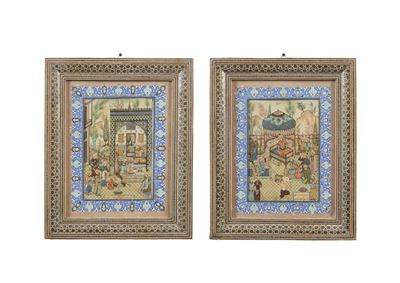 Coppia di Dipinti, Persia