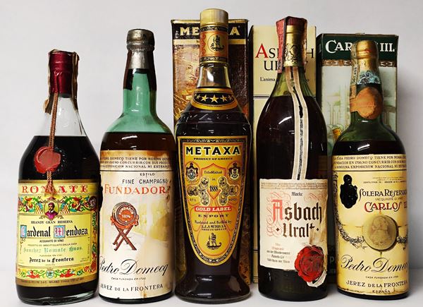 Romate, Fundador, Metaxa, Carlos, Asbach, Brandy