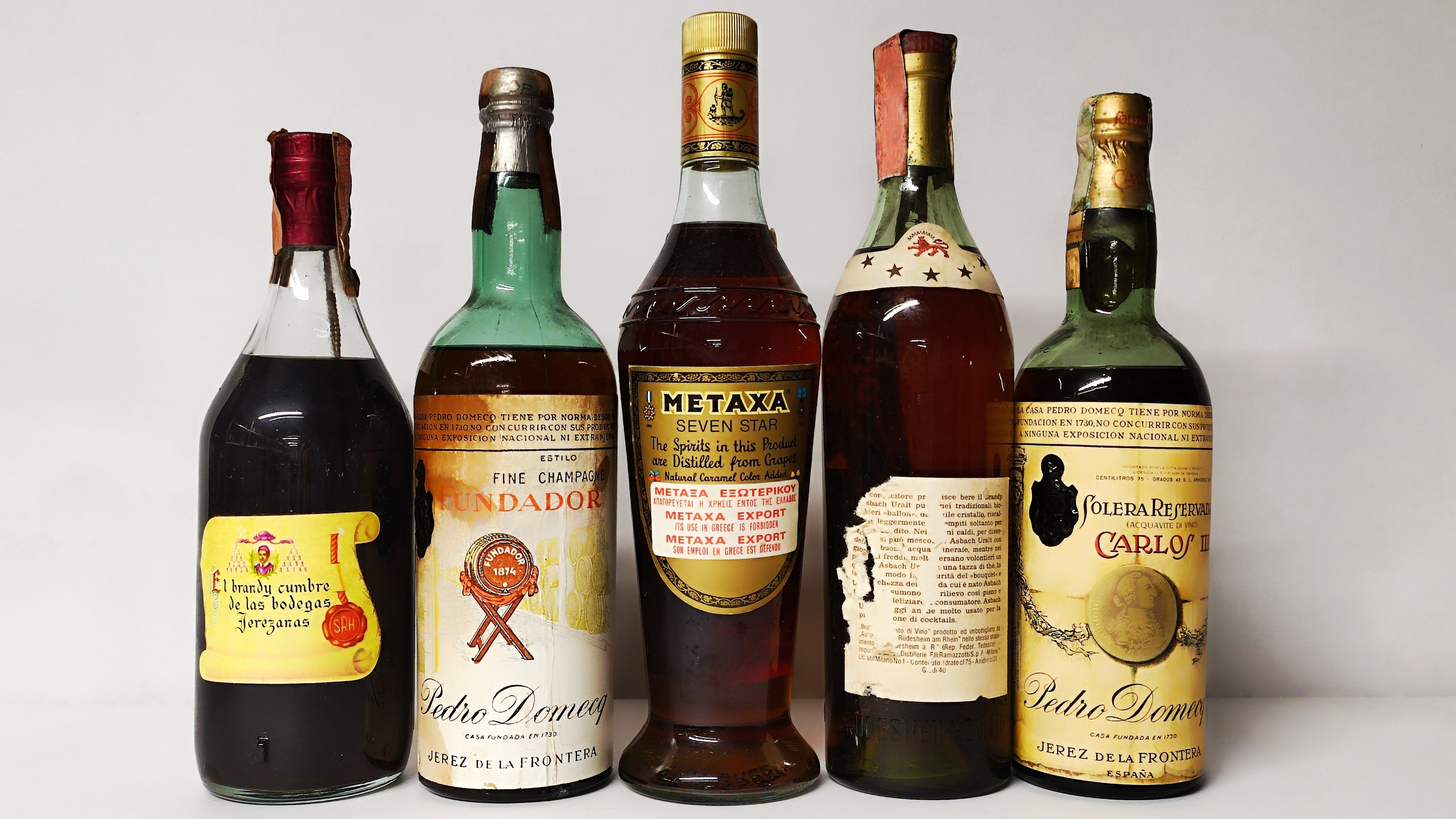 Romate, Fundador, Metaxa, Carlos, Asbach, Brandy