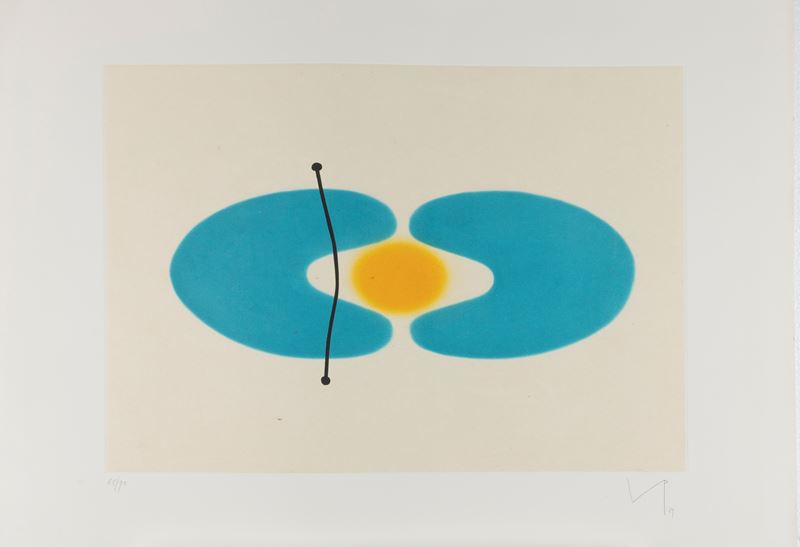 Victor Pasmore : Senza titolo  (1989)  - acquatinta - Auction Multiples and international graphics - Cambi Casa d'Aste