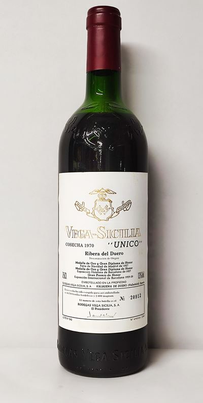 Vega Sicilia Unico, 1970