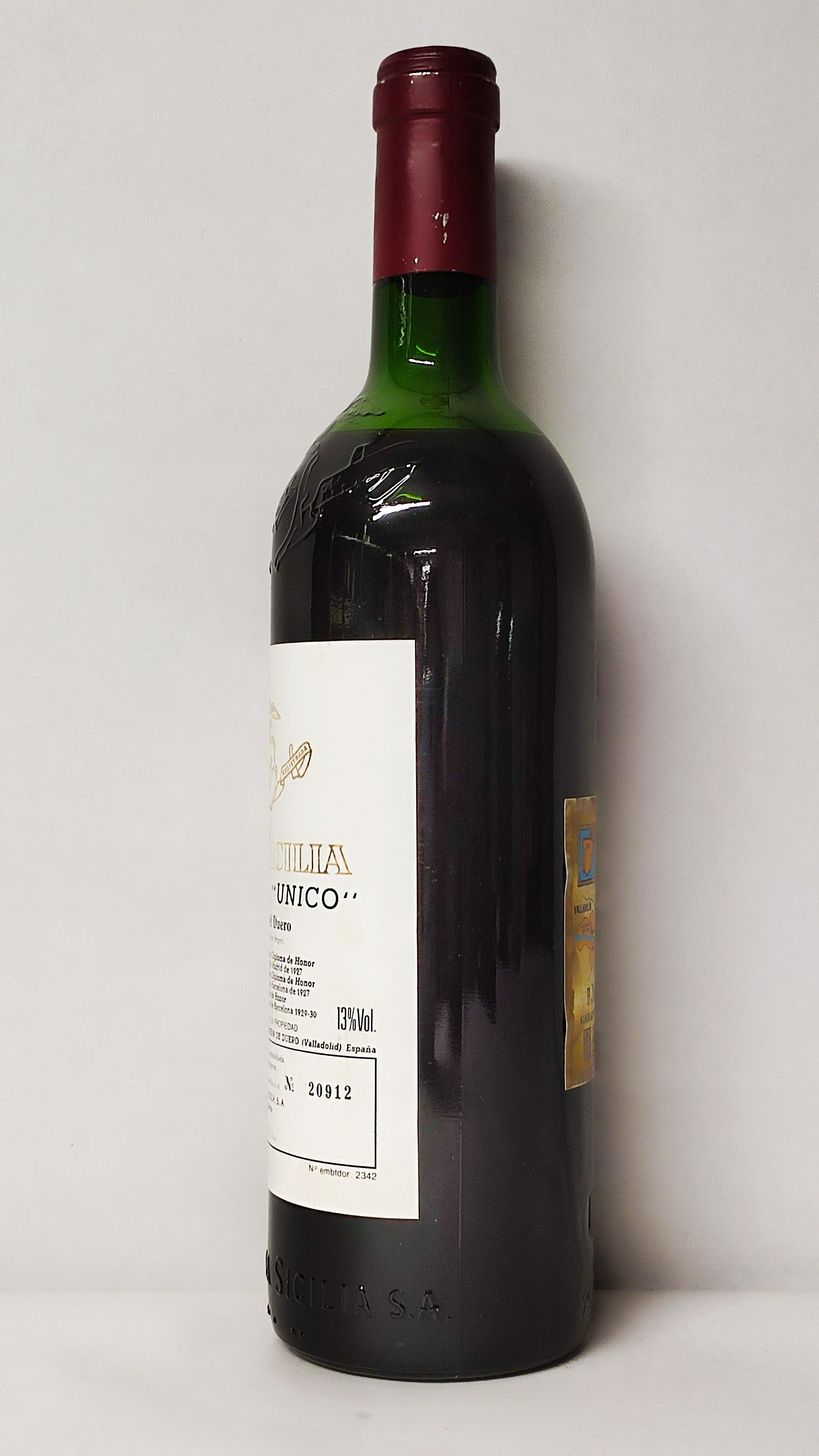 Vega Sicilia Unico, 1970