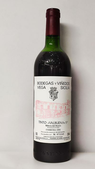 Bodegas Vega Sicilia Valbuena, 1992