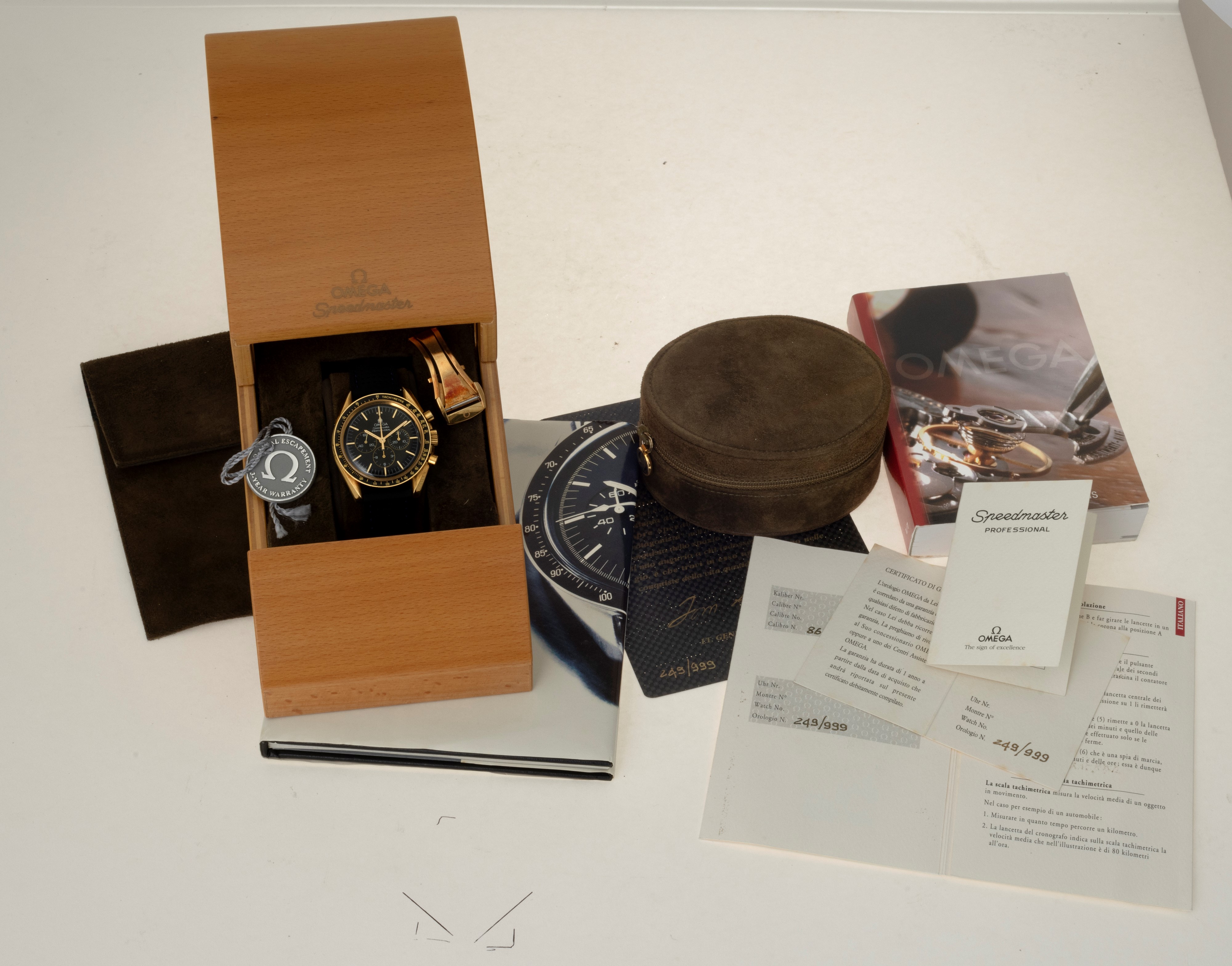 Omega - Speedmaster Jubilee Ref 145.0052 Edizione Limitata del 1992 per Commemorare il 50° Annive...
