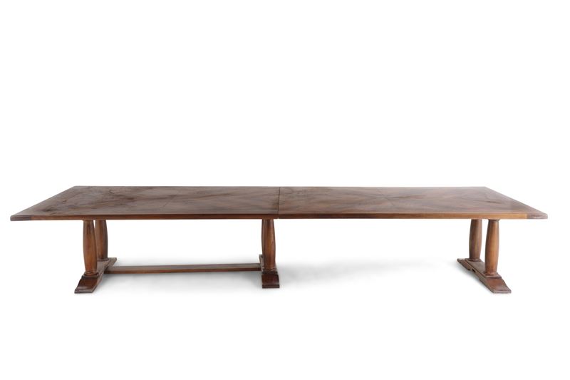 Grande tavolo in legno. XX secolo  - Asta Antiquariato - Cambi Casa d'Aste