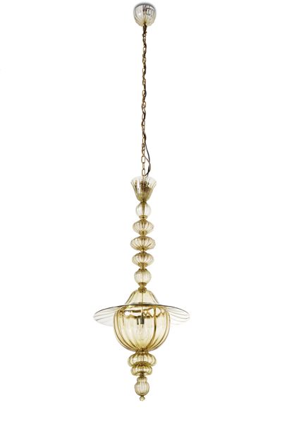 Lampadario in Vetro una Luce