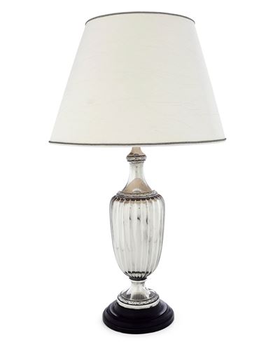 Lampada, argento fuso e sagomato (Argenteria italiana del XX secolo)