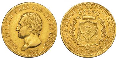 Regno di Sardegna. Carlo Felice di Savoia, 1821-1831. 40 Lire 1825. Torino.