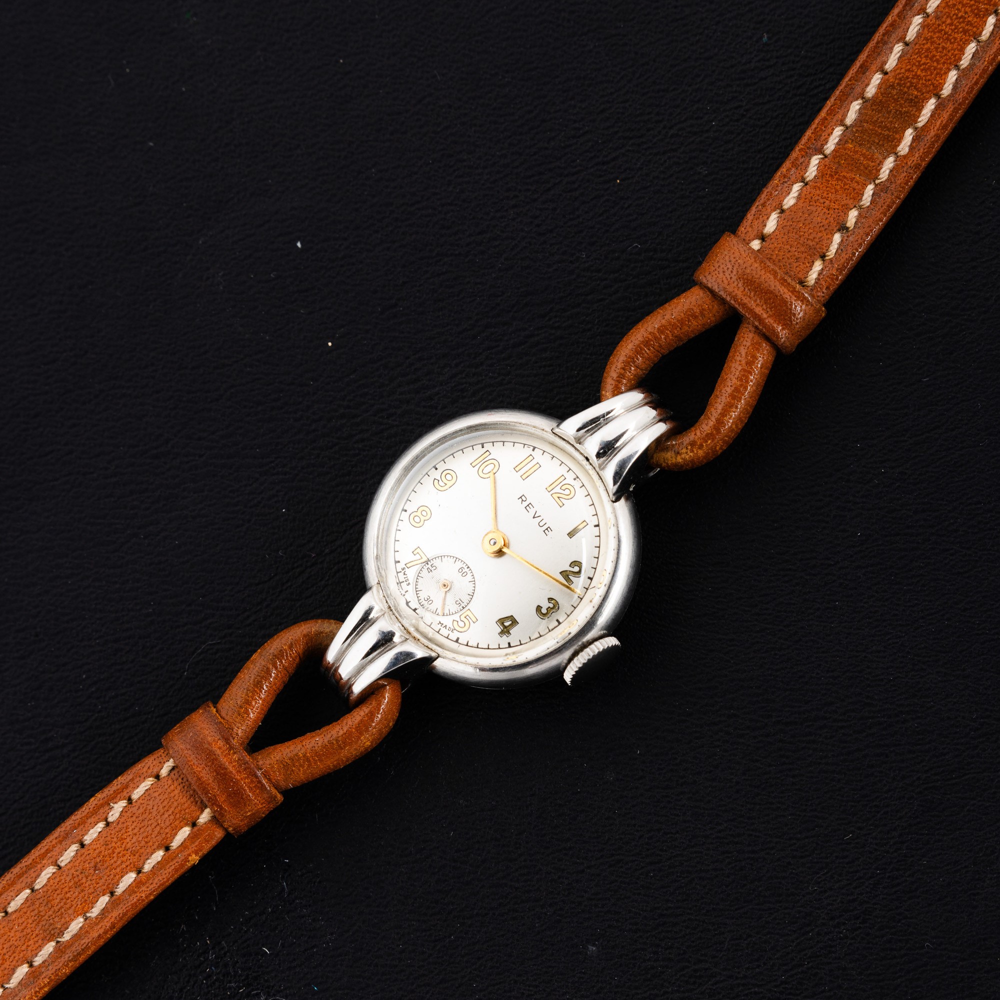 Revue - Orologio da Donna in Acciaio Carica Manuale, "nos" Quadrante Argentè, 22 MM