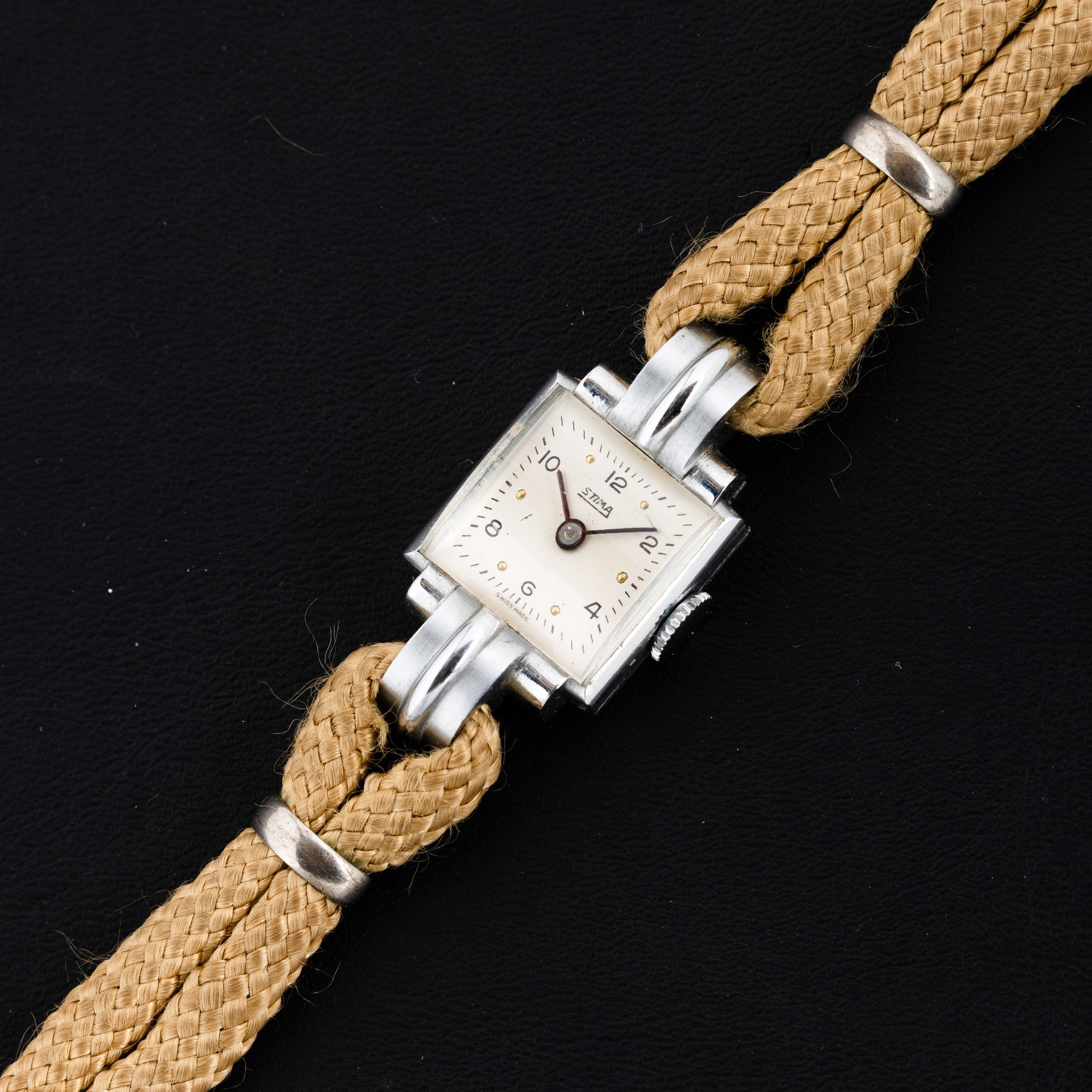 Stima - Orologio Lady in Acciaio Carica Manuale Quadrato "nos", 21x17 MM