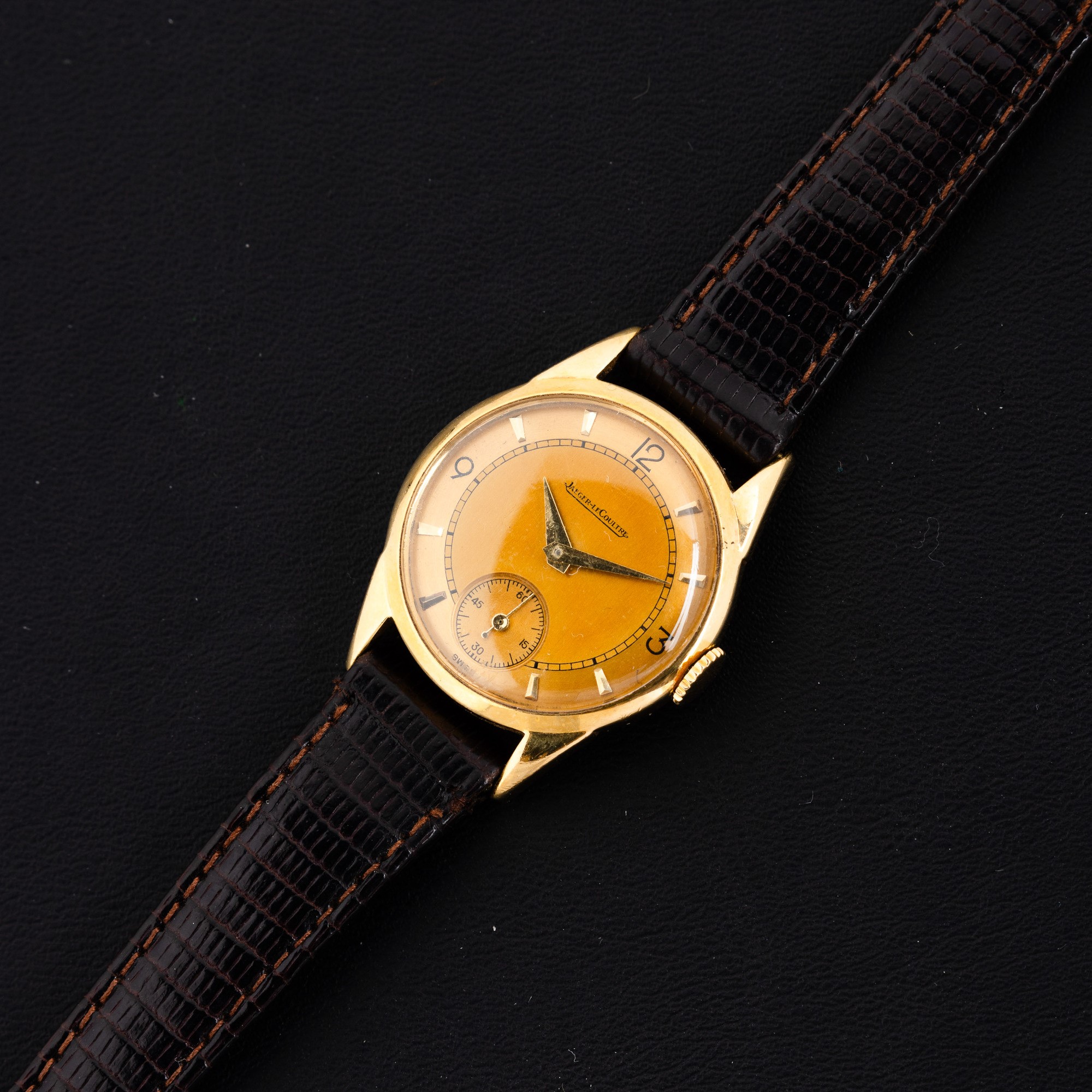 Jaeger-lecoultre - Lady in Oro Giallo 18k, Carica Manuale Quadrante Bitonale, 25 MM