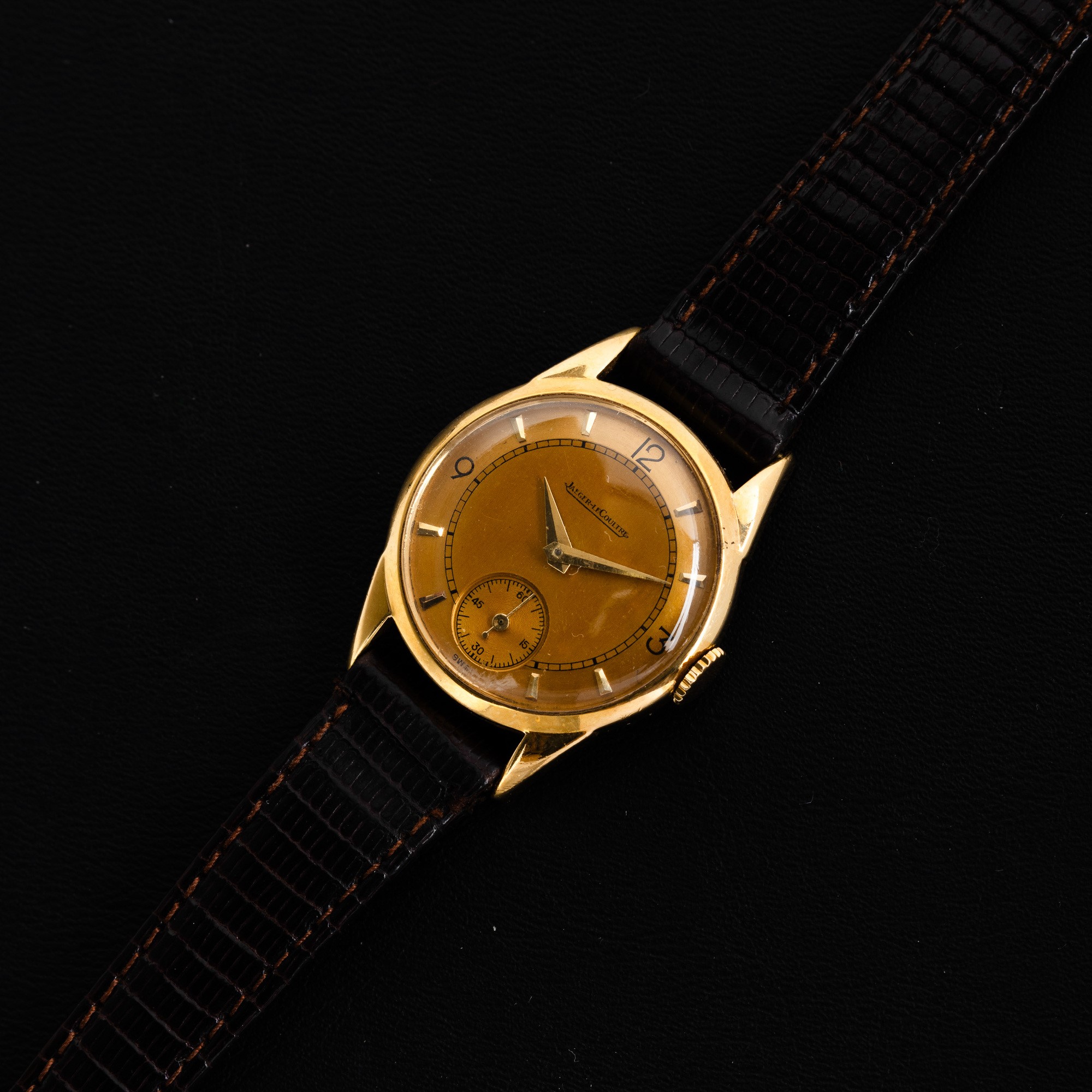 Jaeger-lecoultre - Lady in Oro Giallo 18k, Carica Manuale Quadrante Bitonale, 25 MM