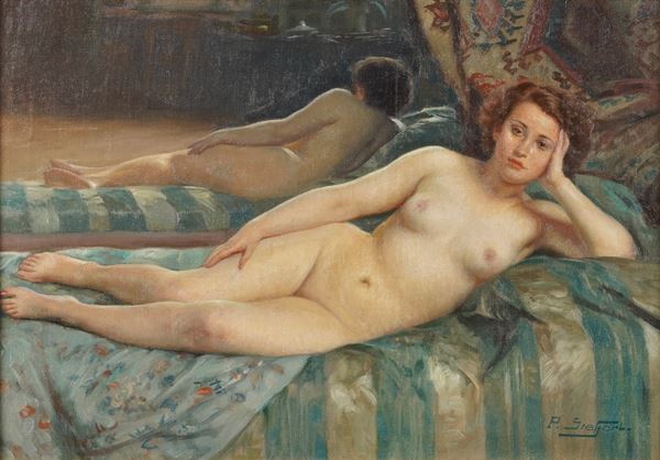 Paul Sieffert - Nudo di donna allo specchio