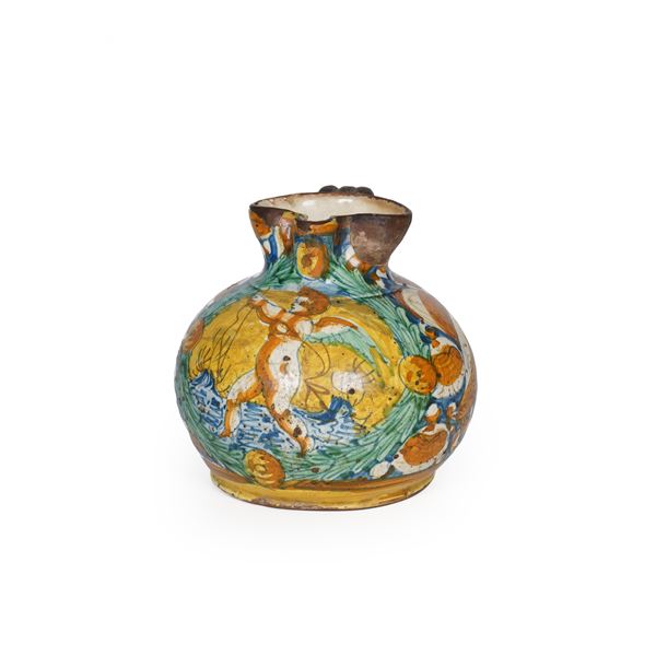 Boccale. Officina marchigiana (Pesaro ?), XVI-XVII secolo. 