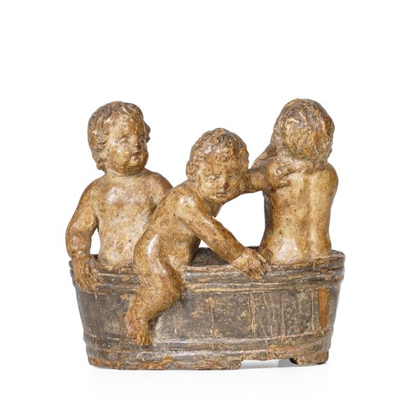 I tre bambini miracolati da San Nicola. Arte barocca del XVII-XVIII secolo